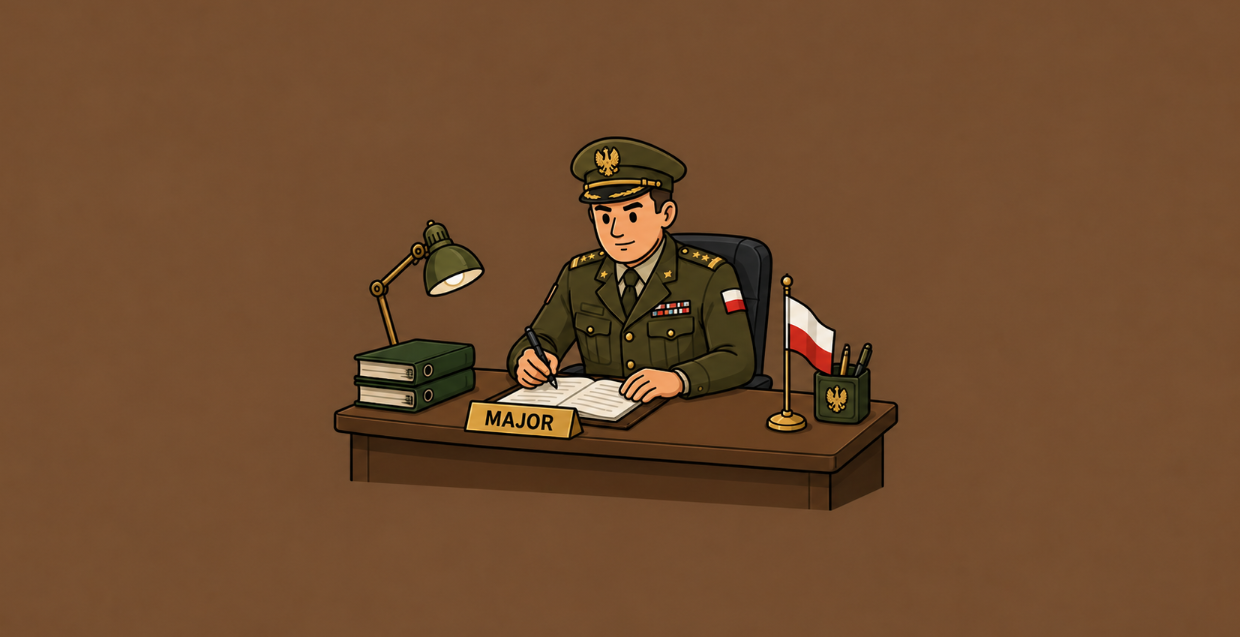 Ile zarabia major w wojsku? Konkretne stawki [2026]